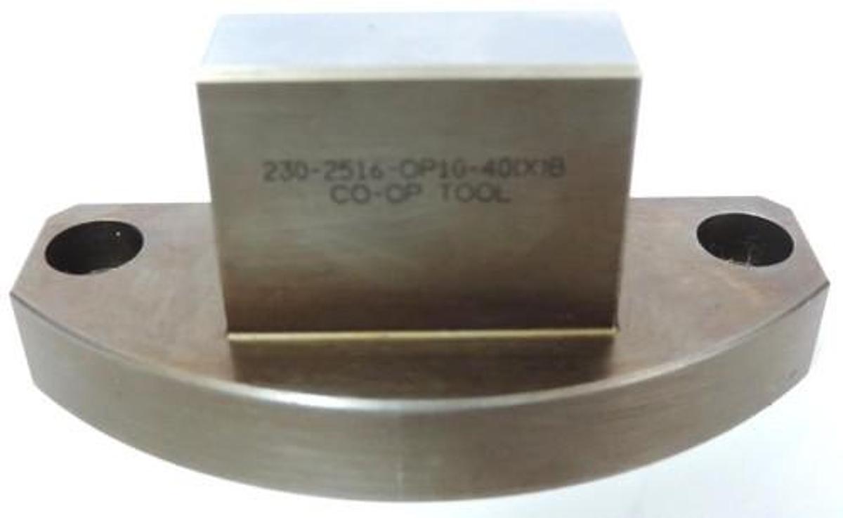 Used NEW CO-OP TOOL 230-2516-OP10-40 STOP BLOCK 40(X)B