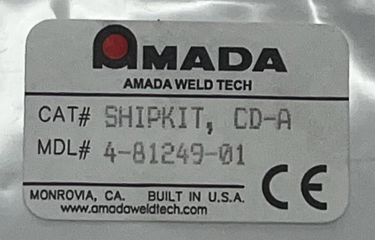 AMADA 4-81249-01 Ship Kit | NEW OLD STOCK | W/ Certificate of Calibration | NOS