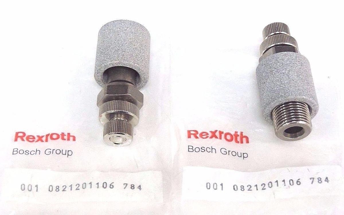 LOT OF 2 NEW REXROTH 0821201106 THROTTLE SCREW INSERTS