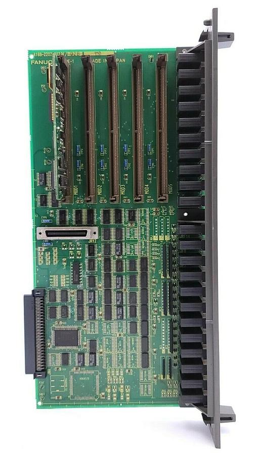 Used FANUC A16B-2202-0820/02B AUXILIARY AXIS CONTROL PC BOARD W/ A20B-2902-0070/04B