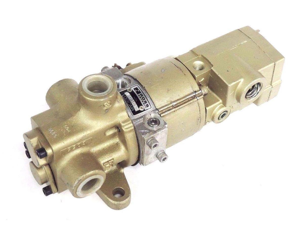 Used ROSS 2776B4967 CONTROL VALVE W/ W421B93 ADAPTER 110/50, 110-120/60