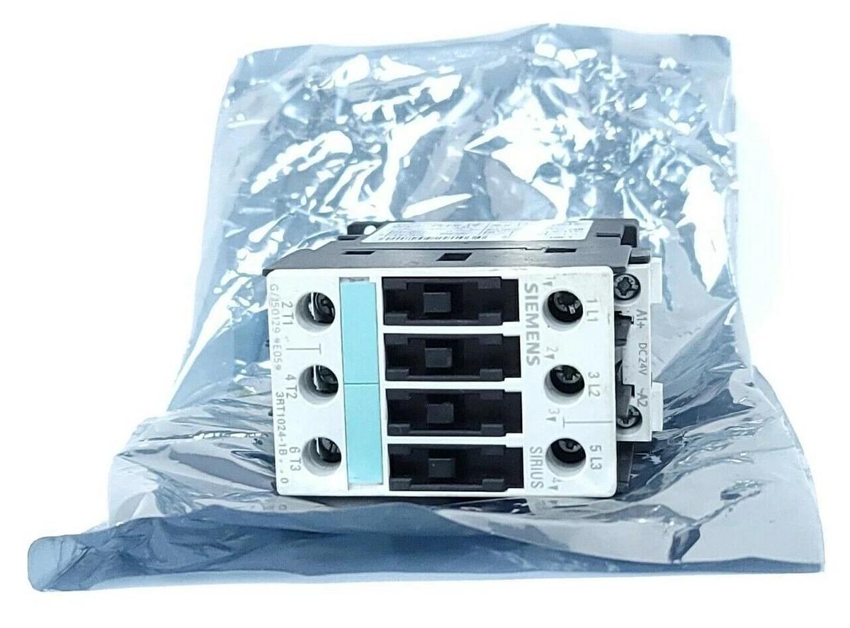 Used SIEMENS 3RT1024-1BB40 CONTACTOR 3RT10241BB40, 40 AMP 3 POLE