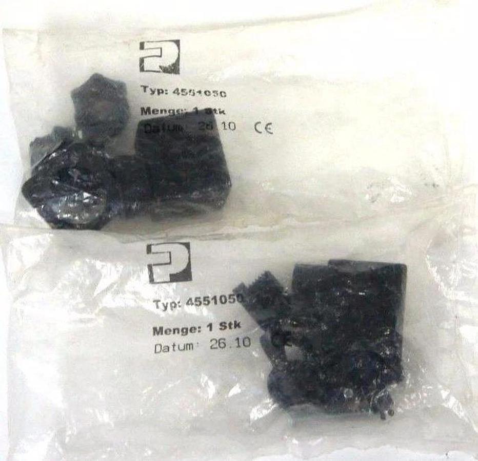 Used LOT OF 2 NEW PARKER 4551050 CONNECTORS