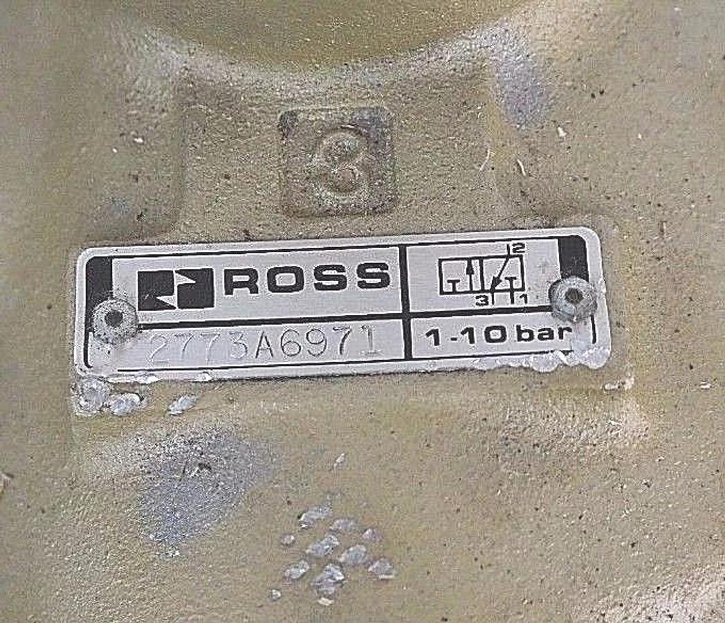 Refurbished REPAIRED ROSS CONTROLS 2773A6971 SOLENOID VALVE 1-10 BAR, 24VDC