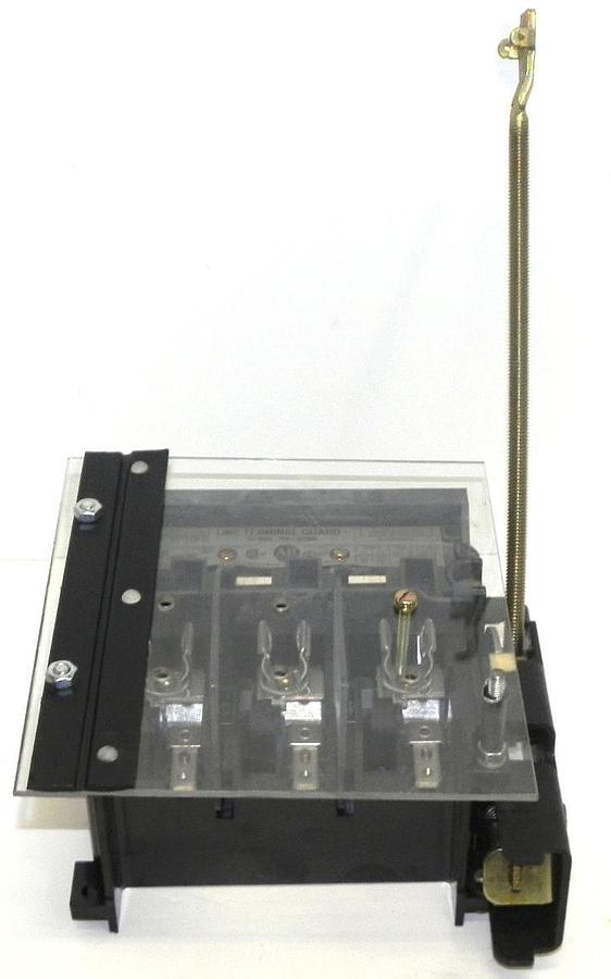 Used ALLEN BRADLEY 1494V-DS30 DISCONNECT SWITCH RIGHT HAND 30AMP 600VAC SER. A