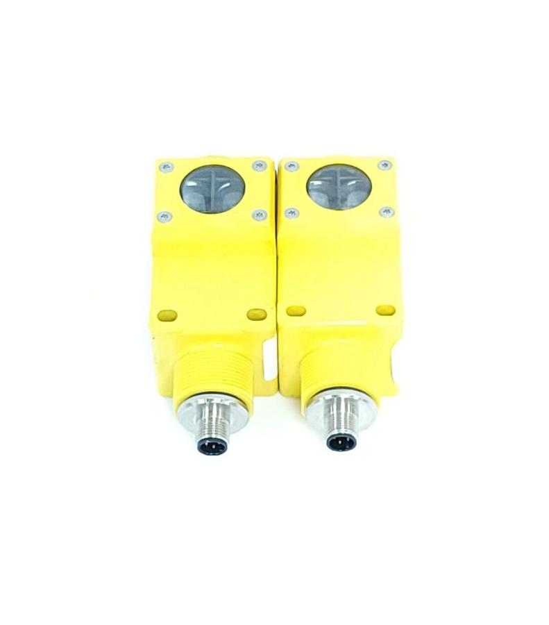 Used LOT OF 2 BANNER Q45BB6CVQ5 PHOTOELECTRIC SENSORS CONVERGENT 10 TO 30V DC