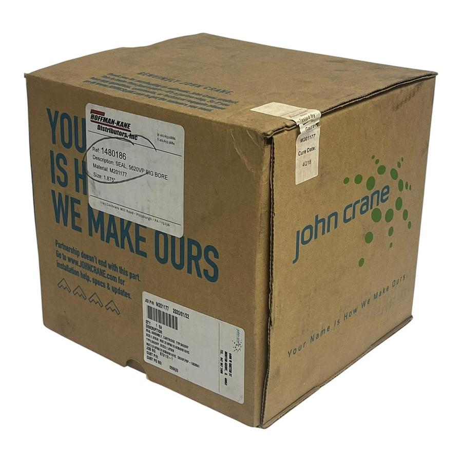 Used John Crane M201177 1.875 In 5620VP Big Bore Cartridge Seal 5600 Series NEW