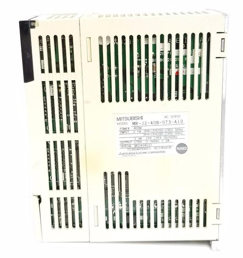 Used MITSUBISHI MR-J2-40B-S73-A10 AC SERVO DRIVE MRJ240BS73A10 (400W) *DAMAGED*