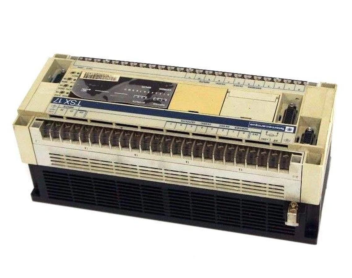 Used SCHNEIDER TELEMECANIQUE TSX17-20 CONTROLLER DC 20I/O TRANS V: 1.4 TSX-172-2012