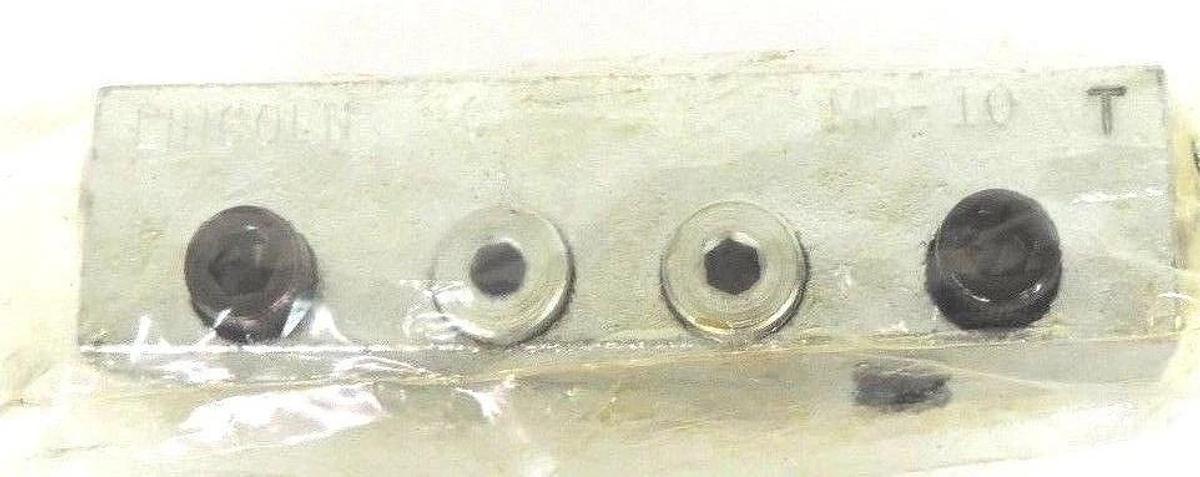 LOT OF 4 NEW LINCOLN MR-10T LUBRICATING FEEDER BLOCK/DIVIDER MR10T