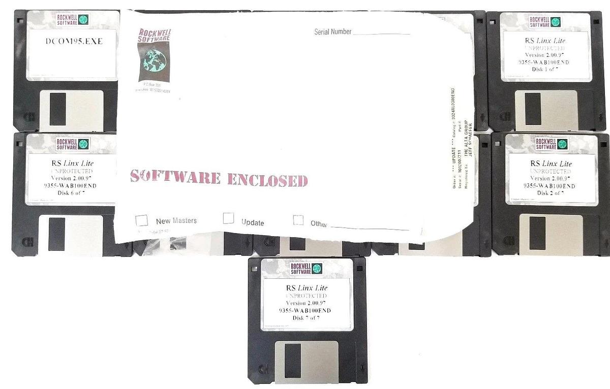 NEW ALLEN BRADLEY 9324RL0300END SOFTWARE