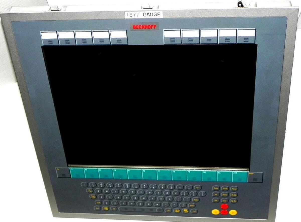 Used BECKHOFF CP6533 19-INCH DISPLAY 1280 X 1024, CP6533-00010021 TOUCH SCREEN