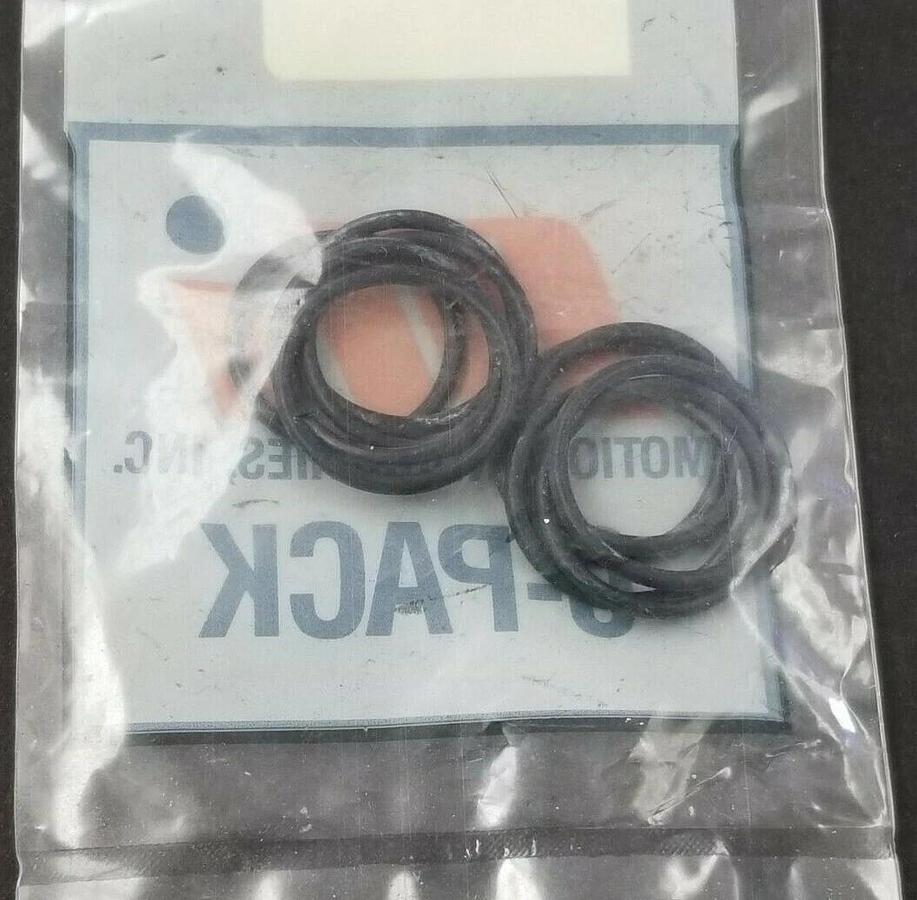 Used NEW BAG OF 10 MOTION INDUSTRIES 018 BUNA O-RINGS S20617 3/4" ID 7/8" OD 1/16" W