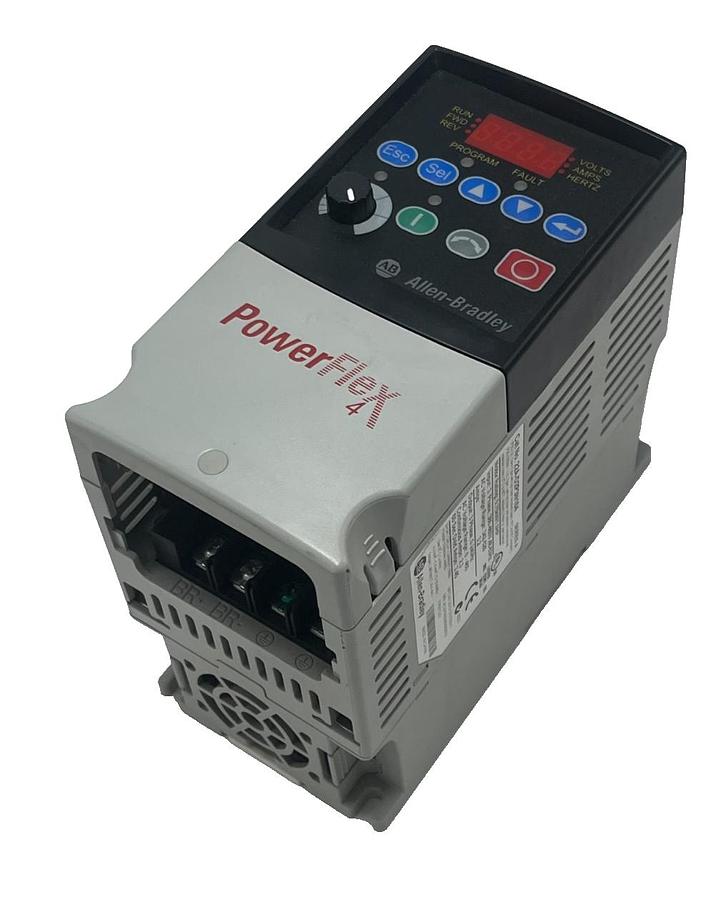 Used ALLEN-BRADLEY 22A-D2P3N104 PowerFlex 4 AC Drive 1.0HP 480V Ser A FRN 5.01 VFD
