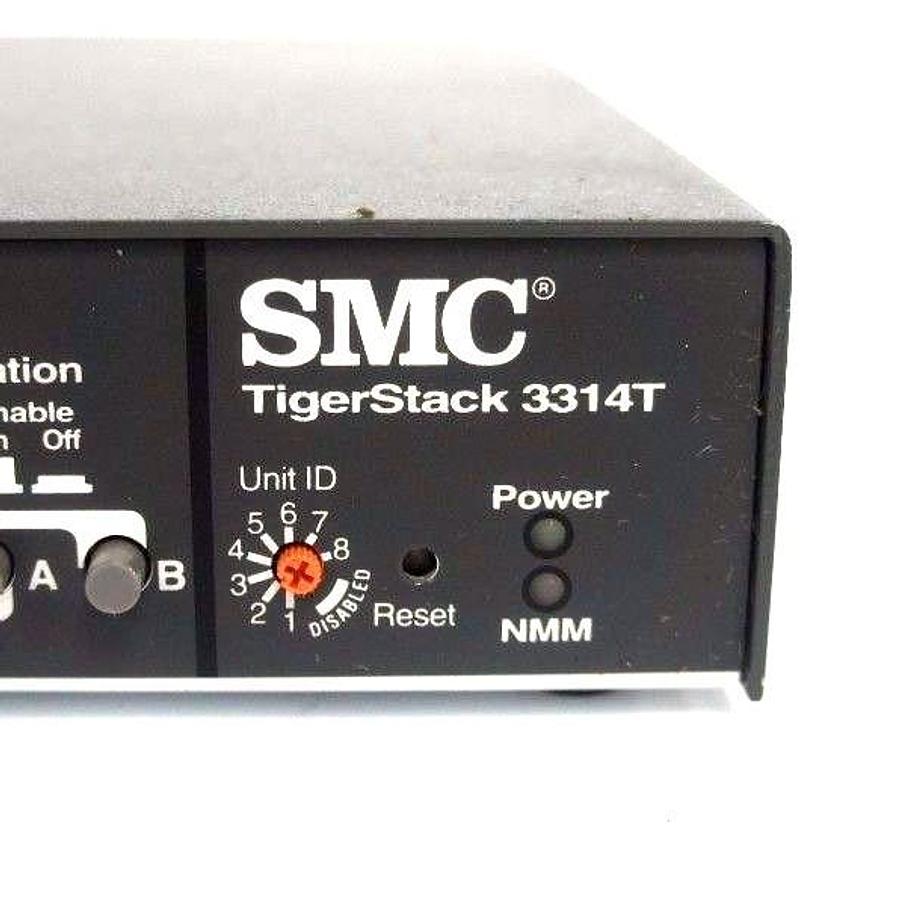 Used SMC 3314T TIGERSTACK MULTI-SEGMENT STACKABLE HUB