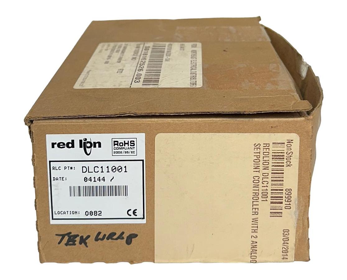 Used RED LION DLC11001 MODEL DLC DUAL LOOP TEMPERATURE CONTROLLER RS485 MODBUS NSMP