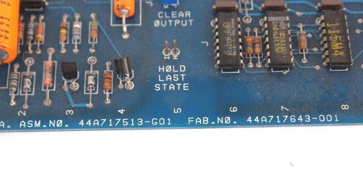 Used GENERAL ELECTRIC IC600YB911B OUTPUT MODULE 44B717380-002/1