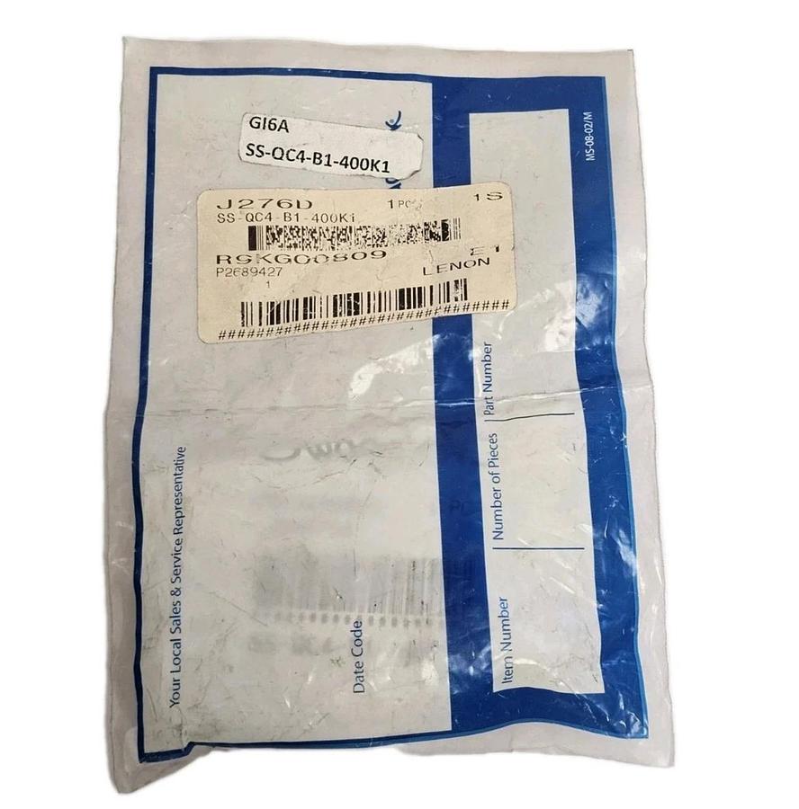 Used NEW SWAGELOK SS-QC4-B1-400K1 SS INSTRUMENTATION QUICK-CONNECT BODY