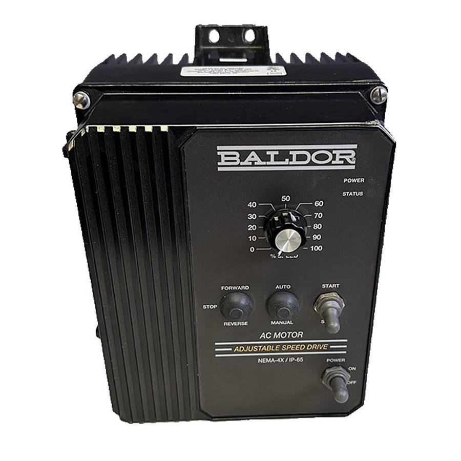 Used FOR PARTS BALDOR ID5405-BO / ID5405BO AC MOTOR ADJUSTABLE SPEED DRIVE 460VAC 5HP