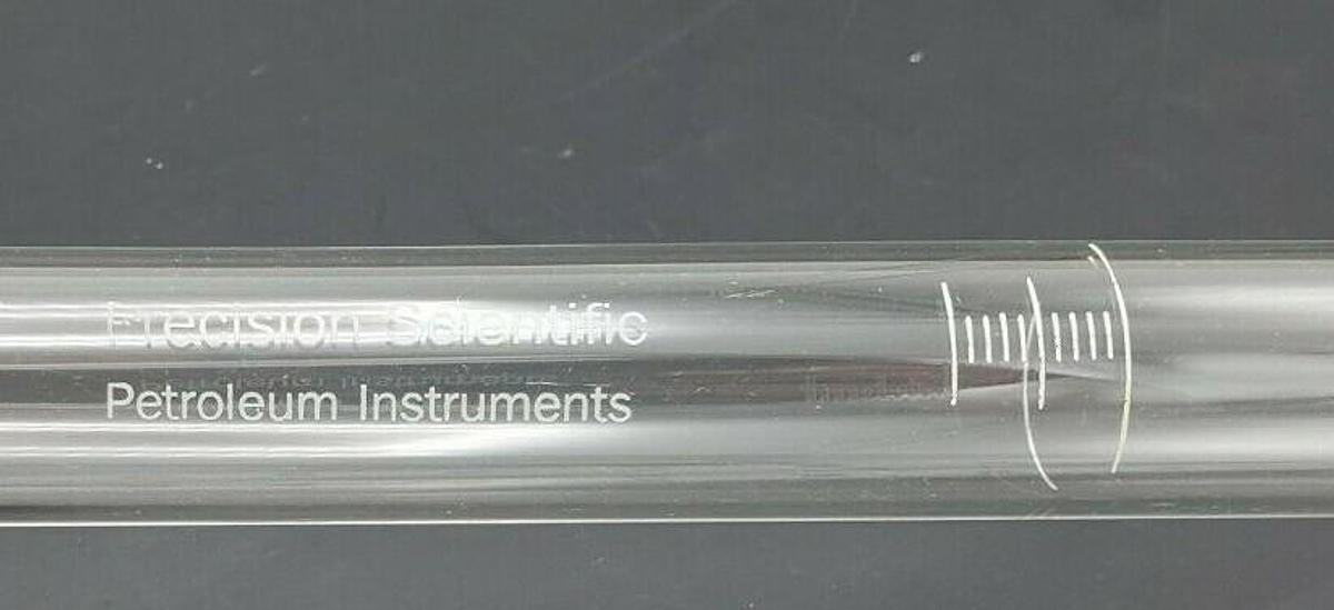 Used NEW PRECISION SCIENTIFIC PETROLEUM INSTRUMENTS 330169 GLASS TUBE COLUMN 1002315