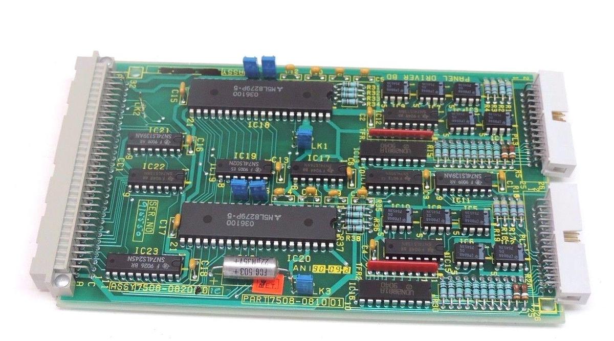 Used PRESSTECH PART: 7508-0810-01 PANEL DRIVER BOARD ASSY: 7508-0820, 7508-0820-01