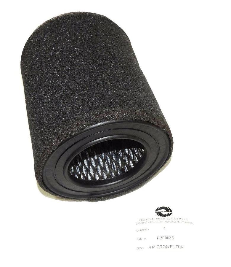 NEW ERGONOMIC HANDLING SYSTEMS, INC. PBF003S 4-MICRON FILTER