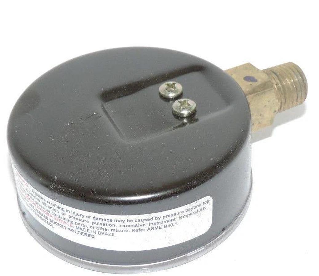 Used NEW ASHCROFT 25W1005 H 02L 30#&VAC PRESSURE GAUGE 25W-1005-H-02L-30VAC