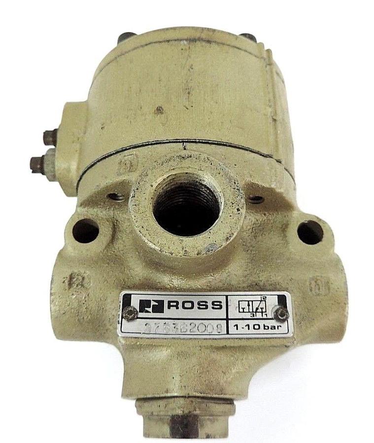 Used ROSS 2753B2008 PILOT CHECK POPPET VALVE 1-10 BAR, 1/4'' 3W