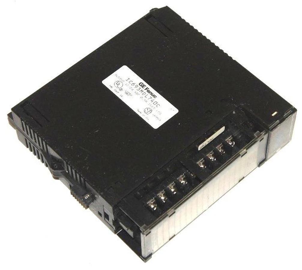 Used GE FANUC IC693MDL740C OUTPUT MODULE 12-24 VDC, 0.5 A, 16 PT