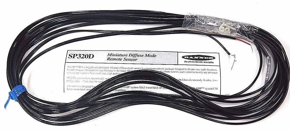 Used NIB BANNER SP320D_W/30' REMOTE SENSOR 27256, SP320D W/30