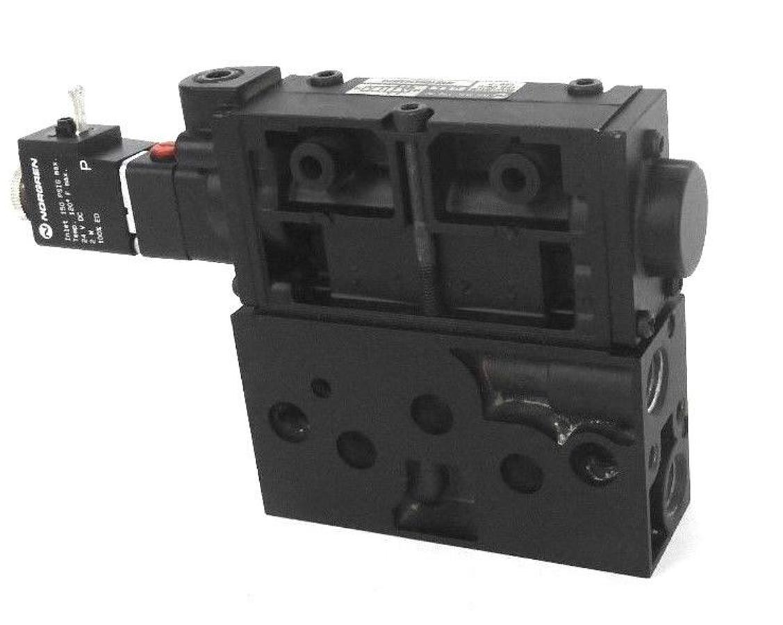 Used NEW NORGREN MK01GEA74AMPA G NUGGET 100 W/ 54473-01 & GASKET W/ HARDWARE