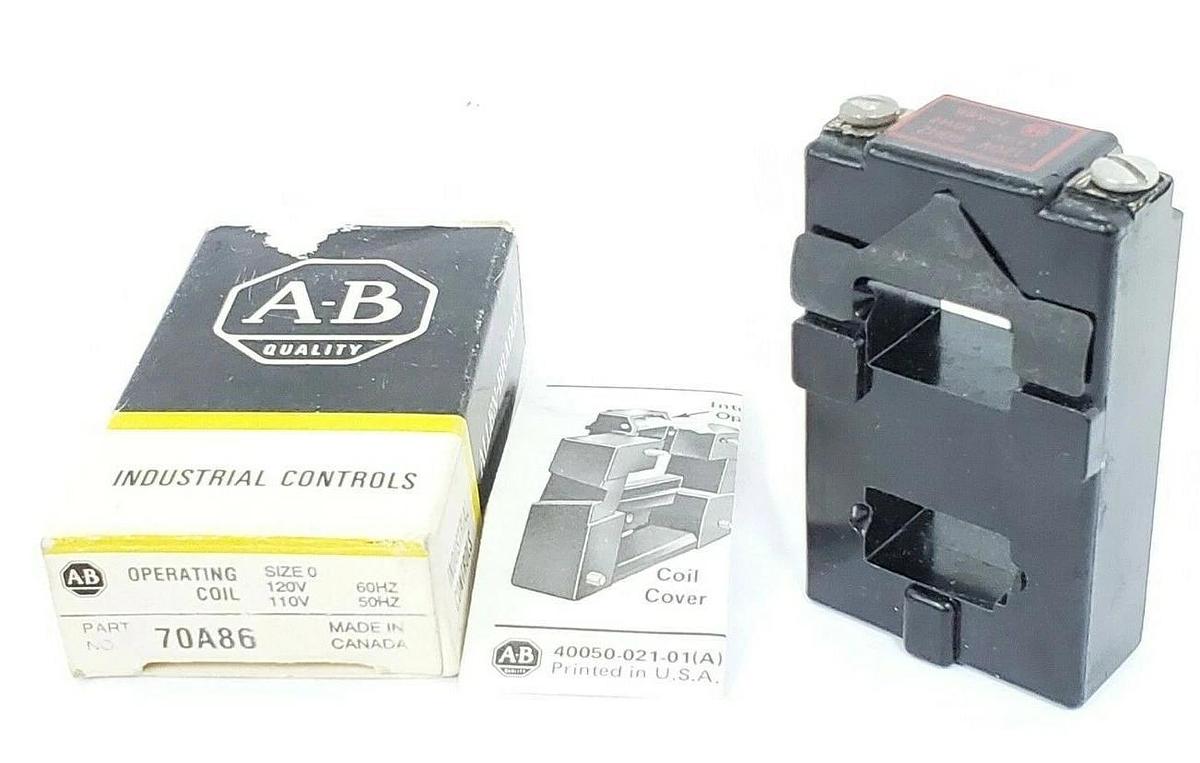 Used ALLEN BRADLEY 70A86 COIL 120V 60CY, 110V 50CY (IN BOX)