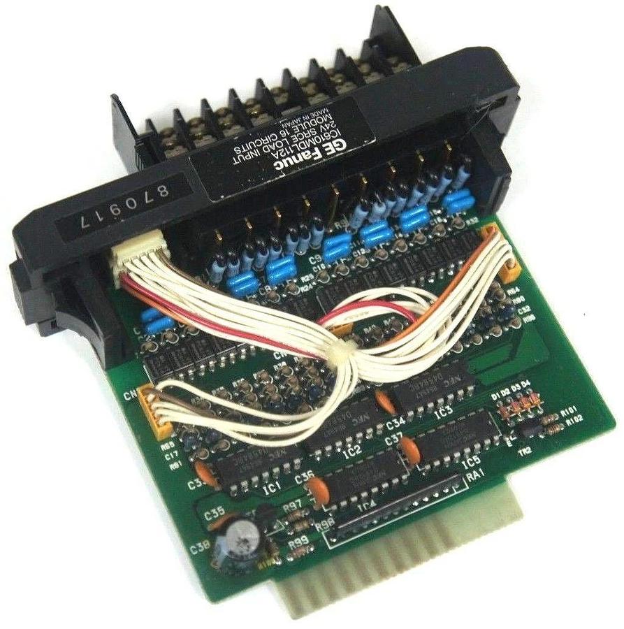 Used GE FANUC IC610MDL112A INPUT MODULE 24V SRCE LOAD INPUT 16 CIRCUITS