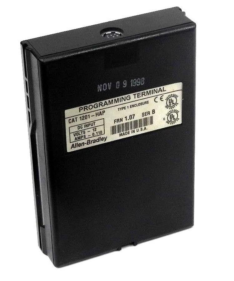 Used ALLEN BRADLEY 1201-HAP PROGRAMMING TERMINAL FRN 1.07, SER. B, 1201HAP