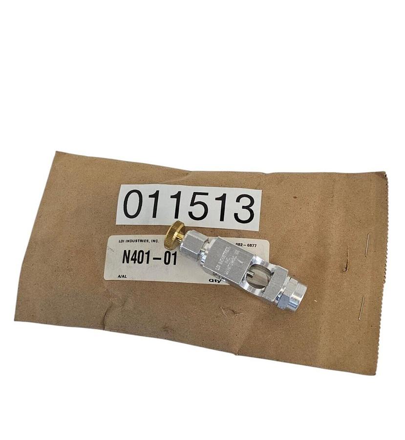 Used NEW LDI INDUSTRIES, INC. N401-01 NEEDLE VALVE N40101