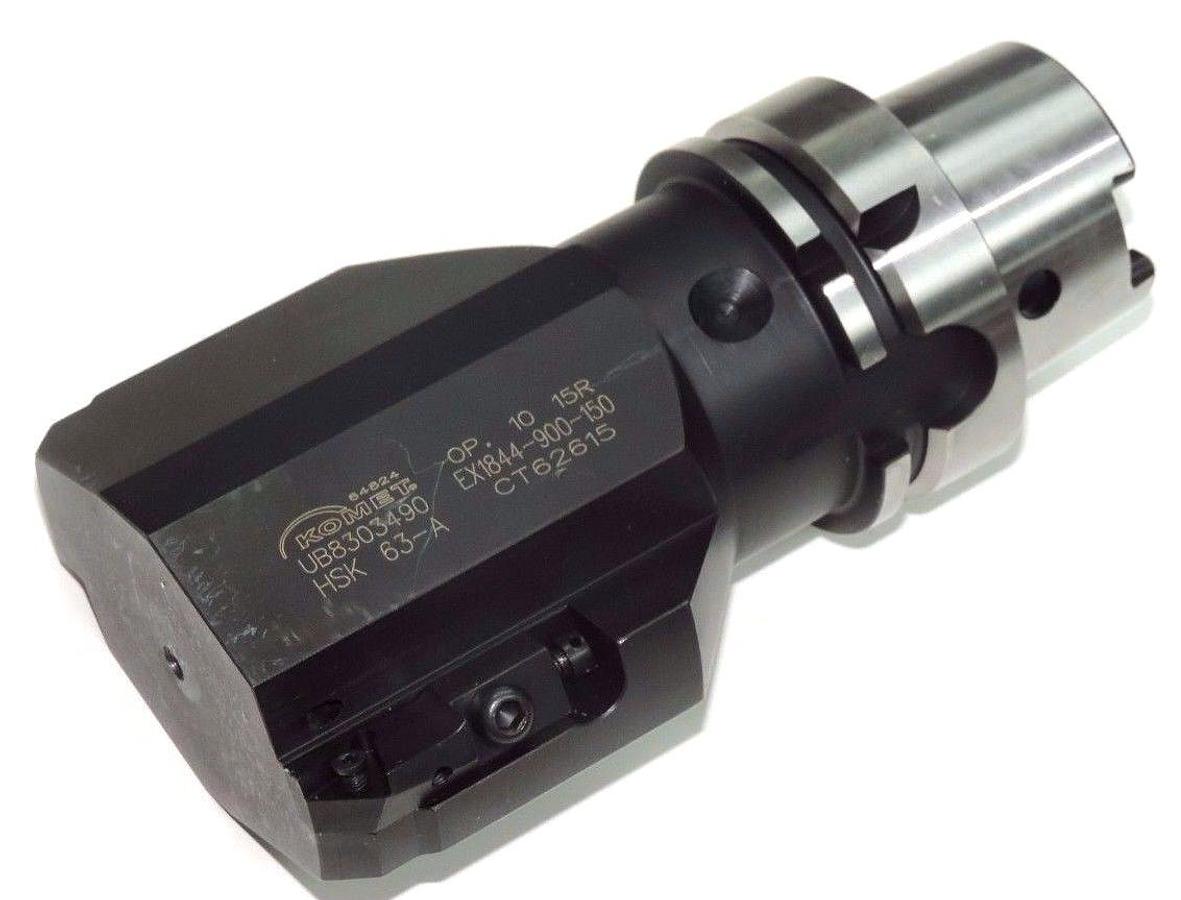 NEW KOMET UB8303490 HSK-A63 BORE, CHAMFER ASSY TOOL