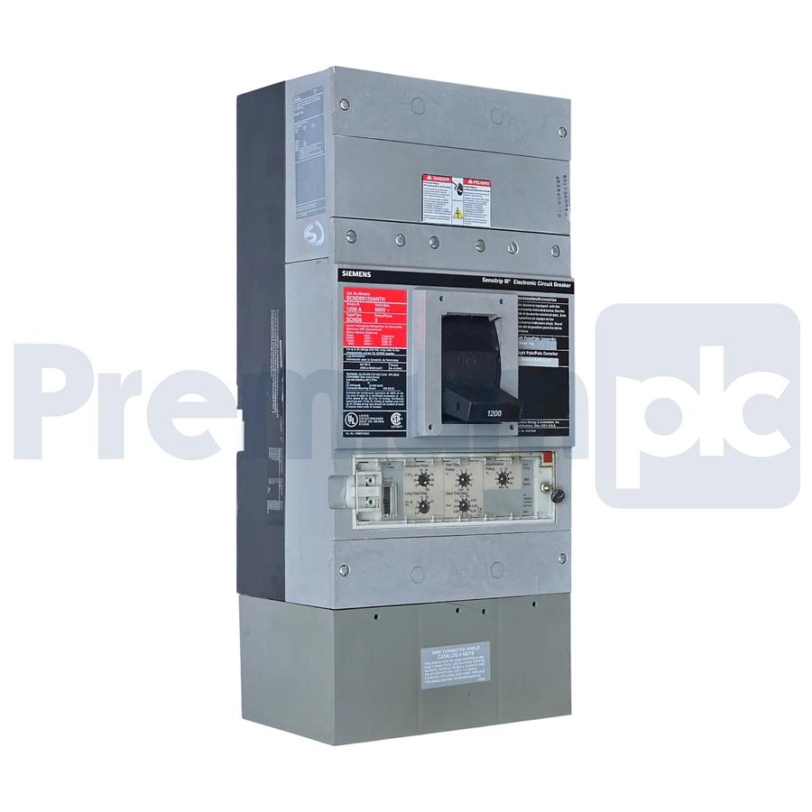 Used Siemens Sentron SCND69120ANTH Type SCND6 Circuit Breaker 3P 600V 1200A w/Trip