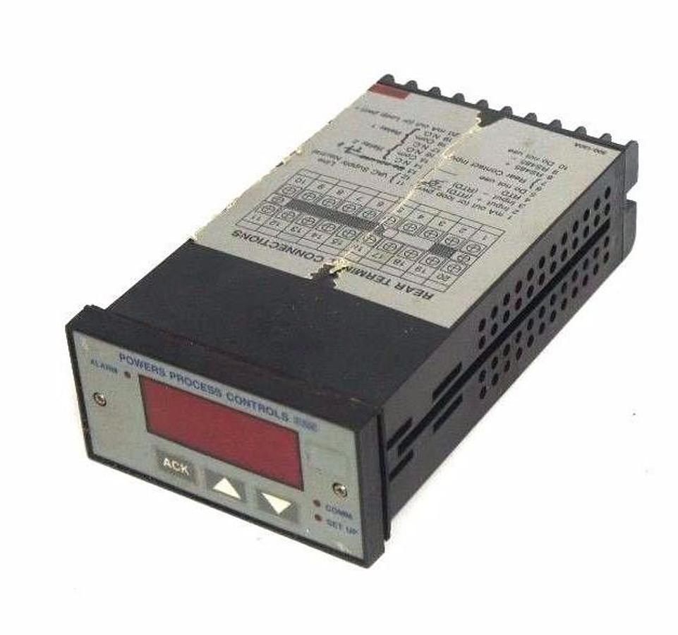 Used POWERS PROCESS CONTROLS 325-C000 DIGITAL TEMP. CONTROLLER 300 SERIES F/W 7.6