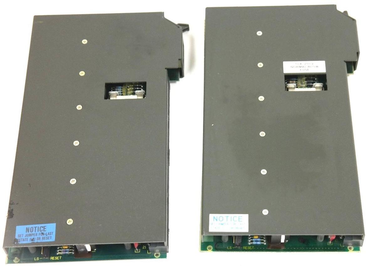 Used LOT OF 2 ALLEN BRADLEY 1771-OBD 10 TO 60 VDC OUTPUT MODULES P/N: 966215-01