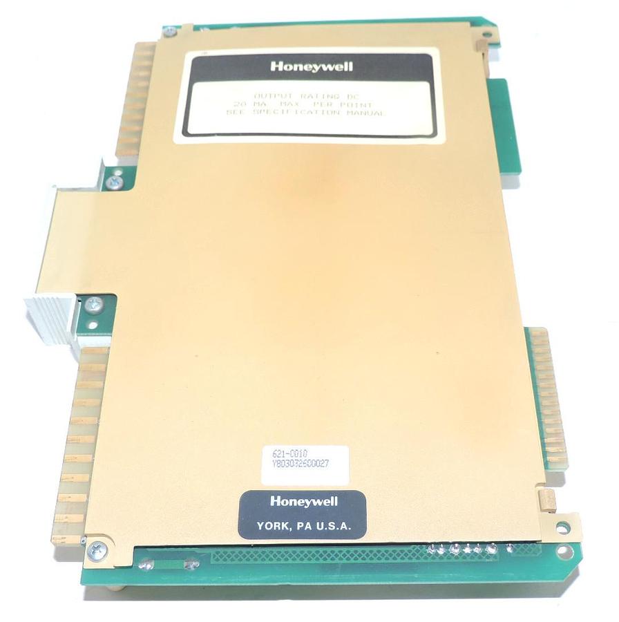 Used HONEYWELL 621-0010 OUTPUT MODULE ANALOG, 6210010 WITH 621-9950 TERM. BLOCK SET