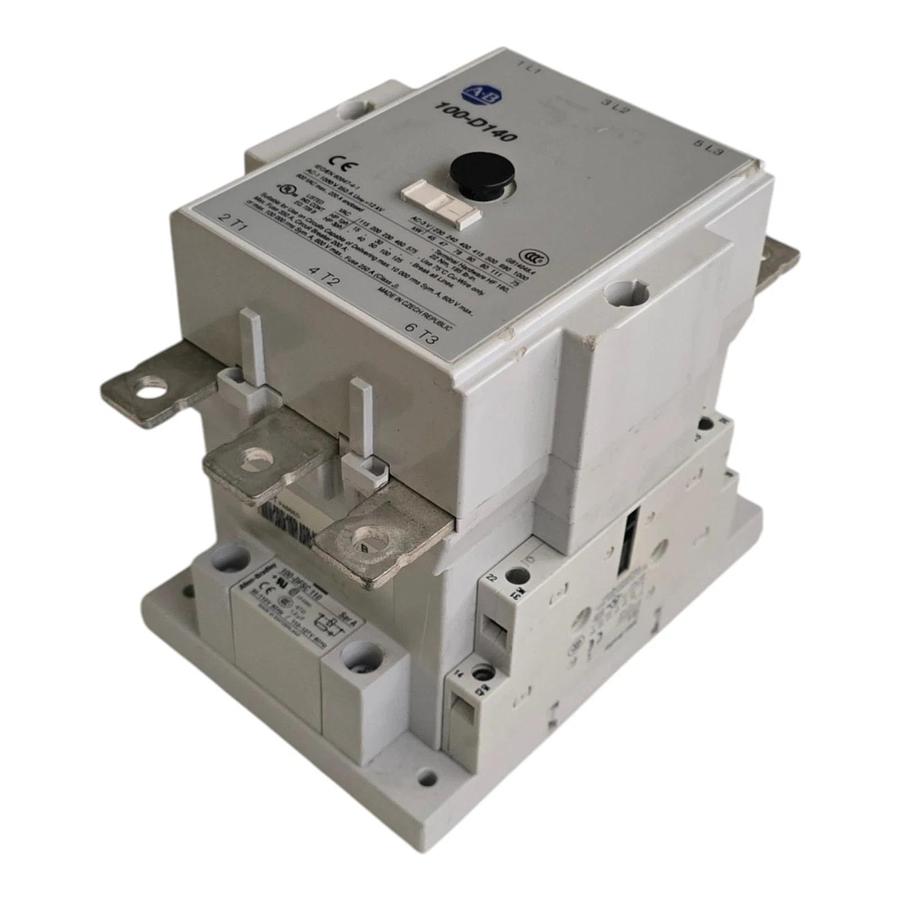 Used Allen Bradley 100-D140D11 /B IEC Contactor 3PH 140A 600V 110/120V-Coil 100-D140