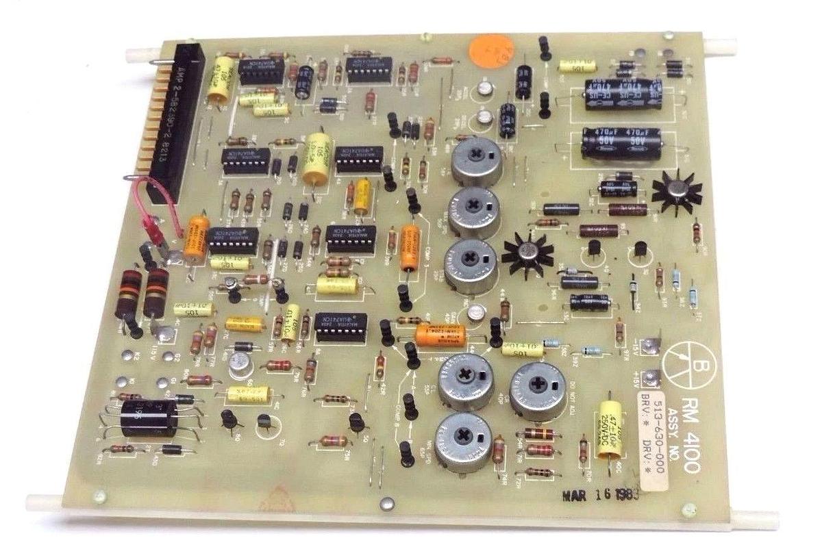 Used BURTON 513-630-000 PC BOARD RM 4100, 413-099-000