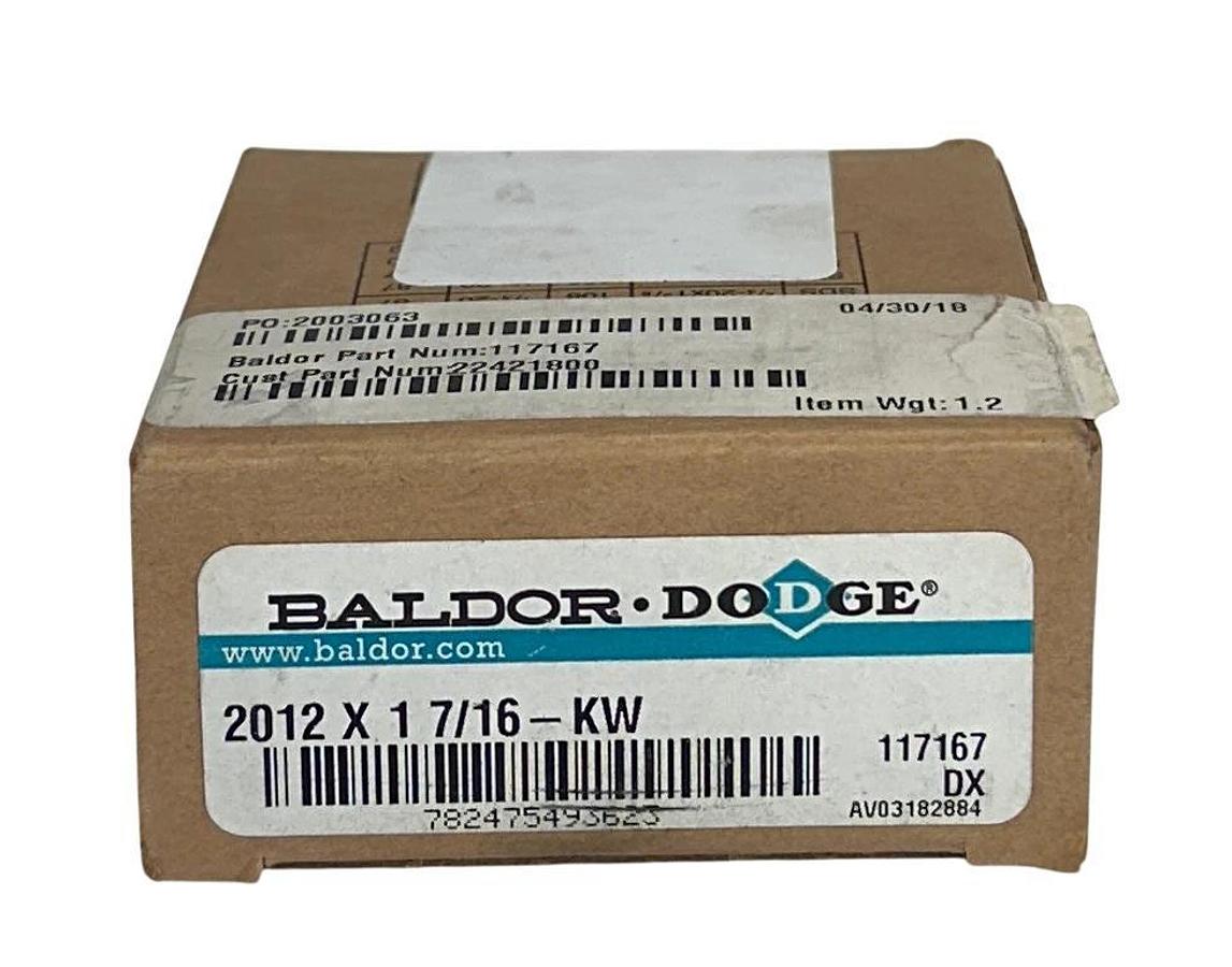 BALDOR DODGE 2012X17/16-KW / 117167 TAPER-LOCK BUSHING 1-7/16'' BORE NSMP