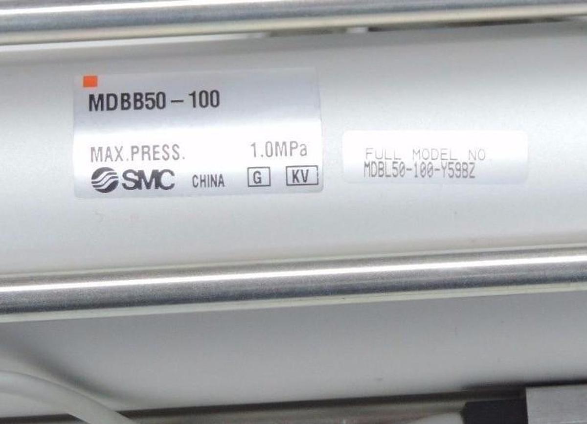 Used NEW SMC MDBB50-100 TIE ROD CYLINDER AUTO-SW MDBB50-100-Y59BZ W/ 2 REED SWITCHES