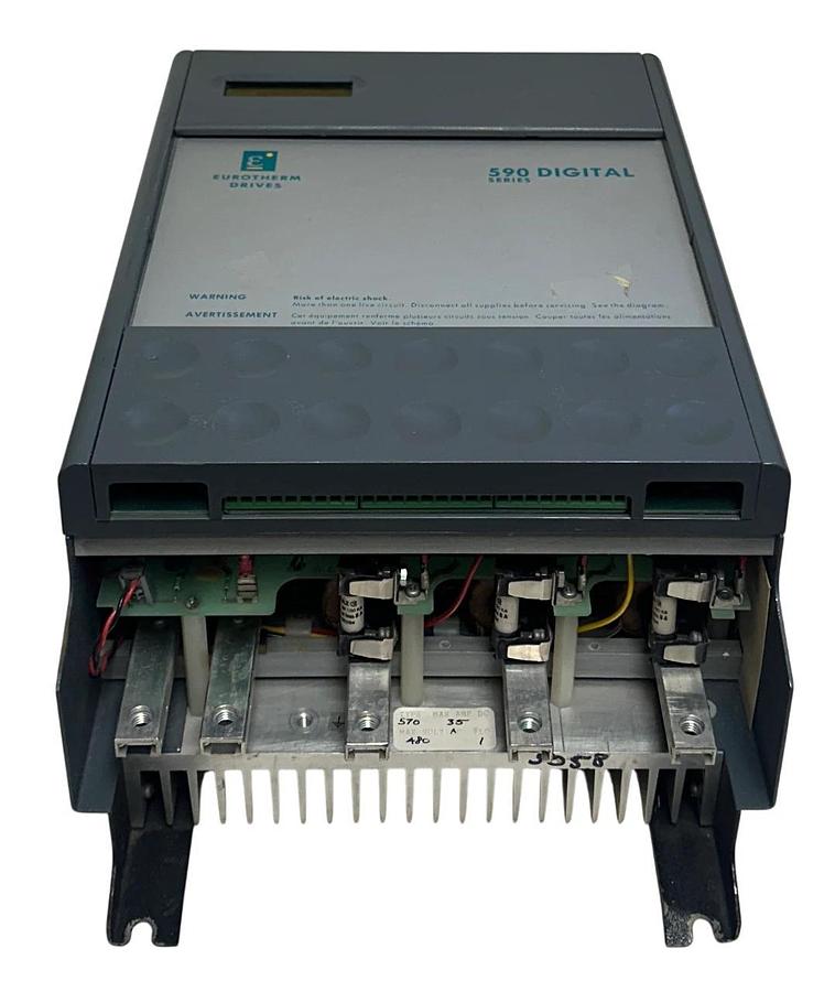Used PARKER EUROTHERM 590DC/00/000 590 DIGITAL SERIES DRIVE TYPE 570 35A 480VAC USNP