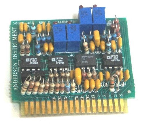 Used ANDERSON INSTRUMENT 56000-A51 REV. D CALIBRATION BOARD 56000A51