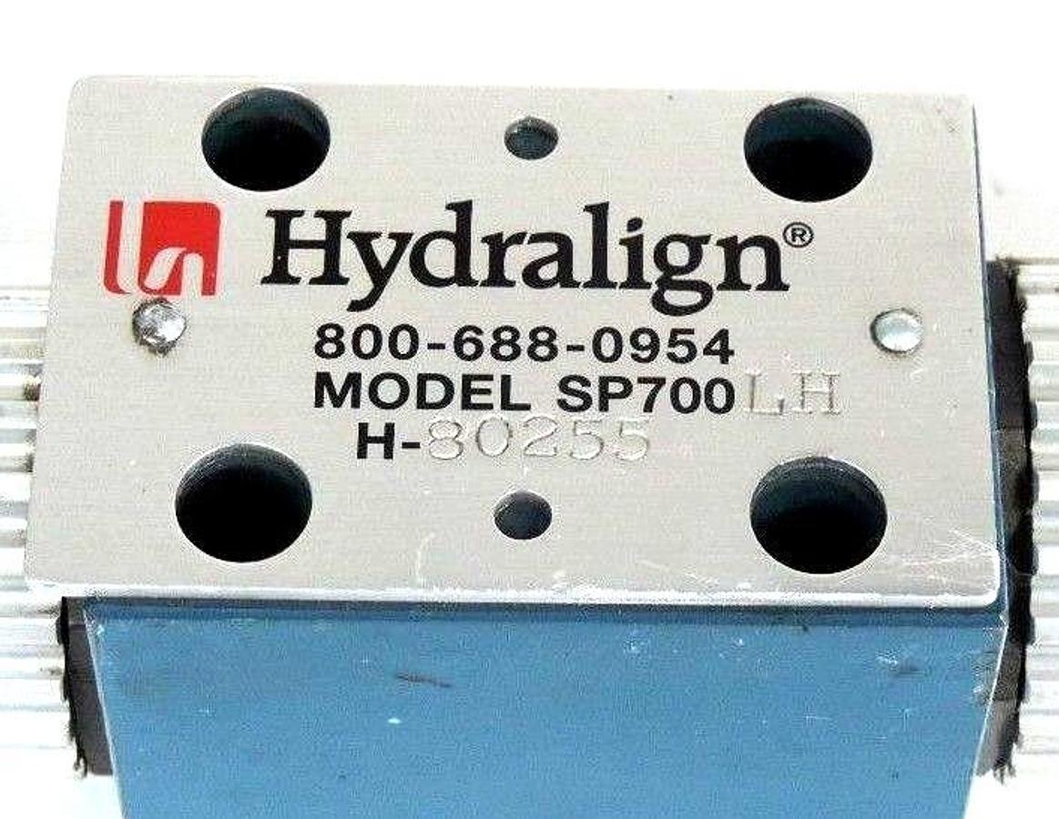 Used NEW HYDRALIGN SP700LH H-80255 HYDRAULIC VALVE H80255