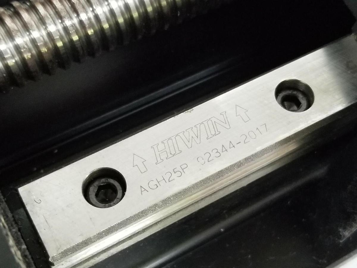 Used INDUSTRIAL CONTROL DEVICES CO. PT-POW27 LINEAR GUIDEWAY ASSEMBLY PT-P0W27
