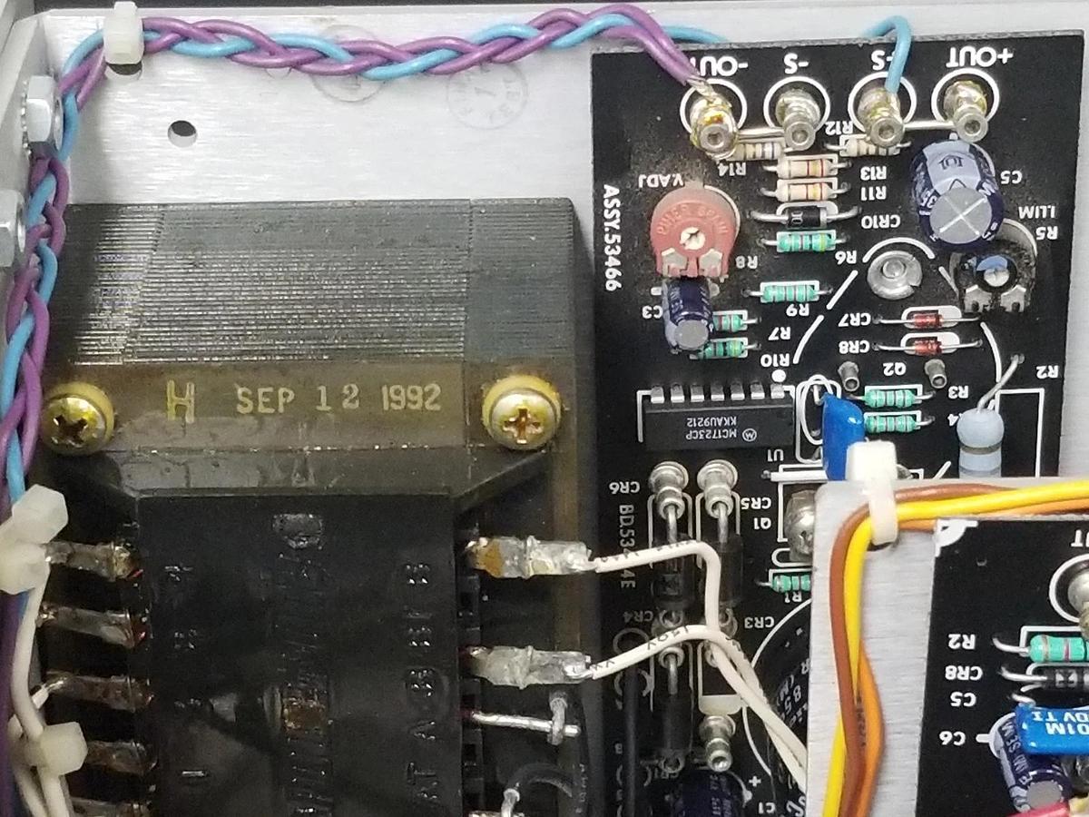 Used THE COE MANUFACTURING COMPANY 200V POWER SUPPLY ASSEMBLY HAD12-0.4-A, HC12-3.4-A
