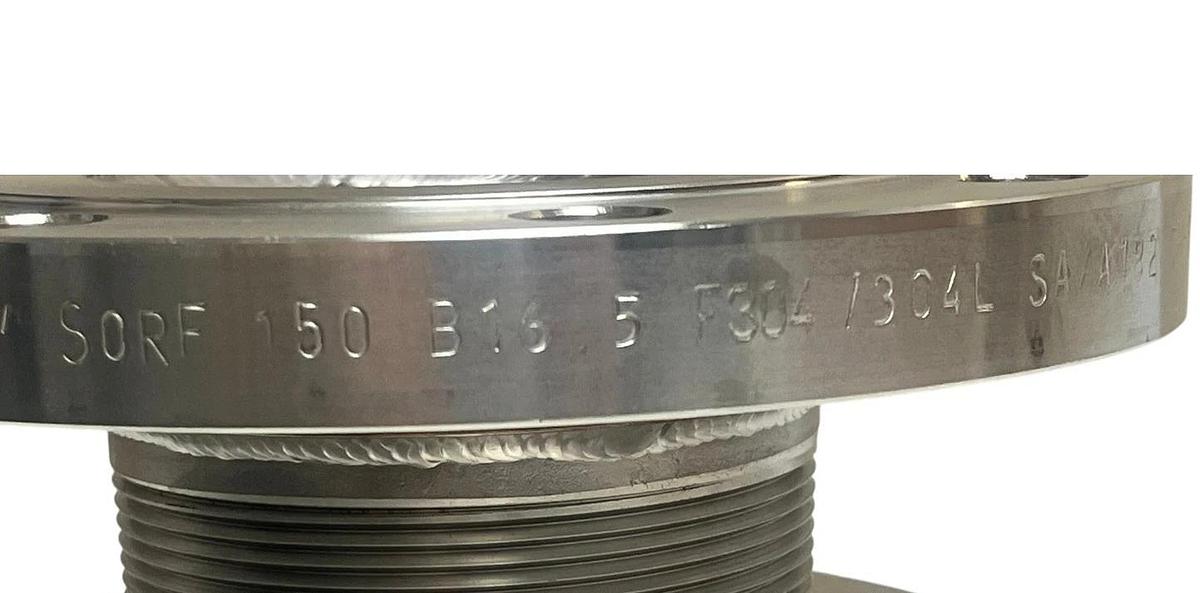 Chandan India 4" SORF 150 Stainless Flange To NPT Adapter F304/304L ProMach